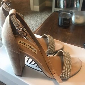 Steve Madden Carson-R Rhinestone Heels